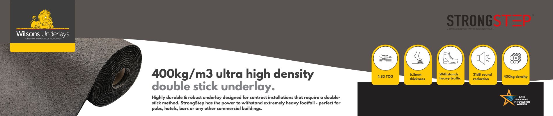 StrongStep® Page Banner