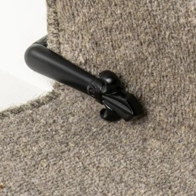 Victorian Stair Runner Clips - Black